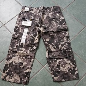 Womens Carharrt Cropped Camo Pants